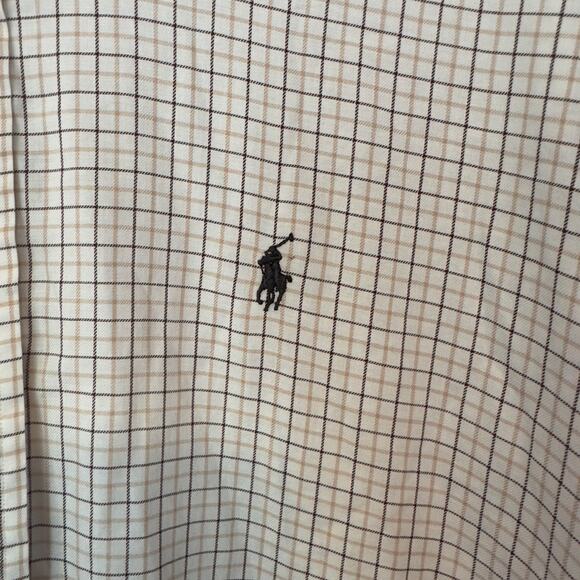 Ralph Lauren Blake Men’s Button Down Dress Shirt Size L Plaid Pony Logo Preppy - Picture 5 of 8